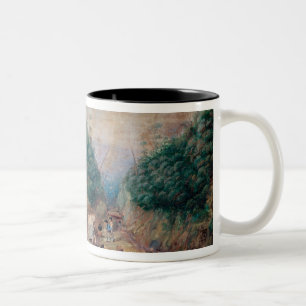 A View of the 'Endeavour's' Watering Place Two-Tone Coffee Mug