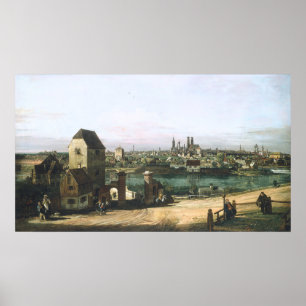 A View of the German City Munich by B. Bellotto Poster