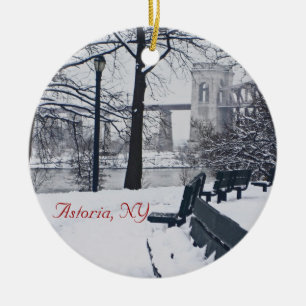 "A View of The Hellgate Bridge" Astoria Ornament