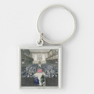 A View of the House of Commons, engraved by B. Col Key Ring