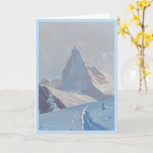 A View of the Matterhorn, Winter Card