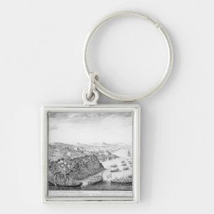 A View of the Taking of Quebec Key Ring