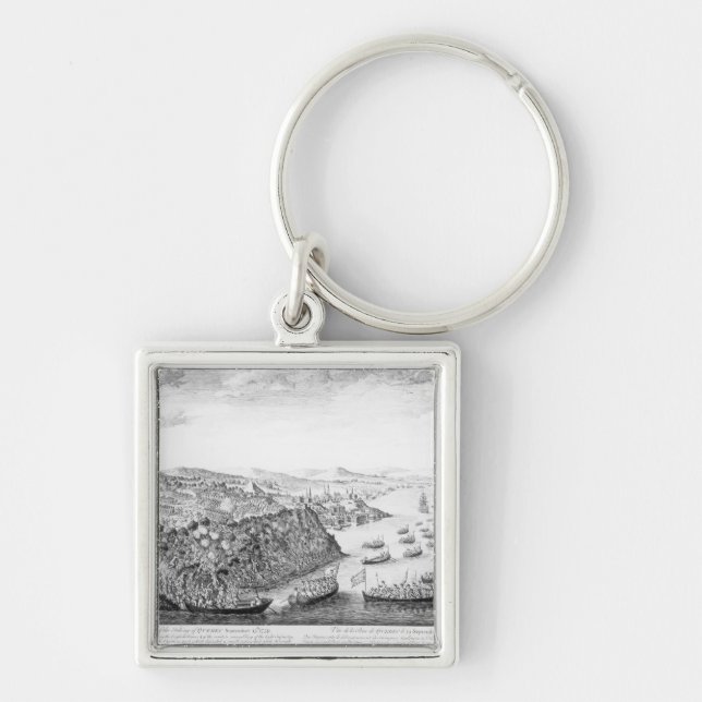 A View of the Taking of Quebec Key Ring (Front)