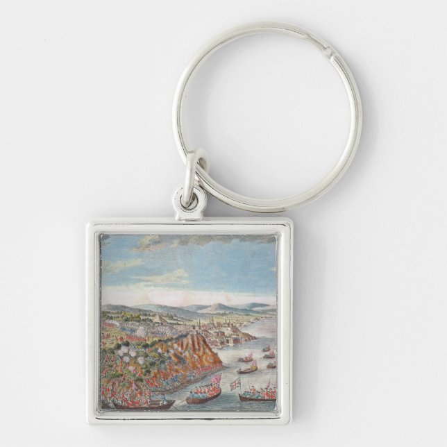 A View of the Taking of Quebec Key Ring (Front)