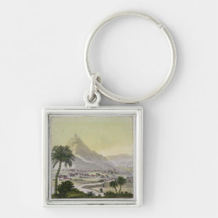 A view of the township of Lima, Peru, from 'Le Cos Key Ring