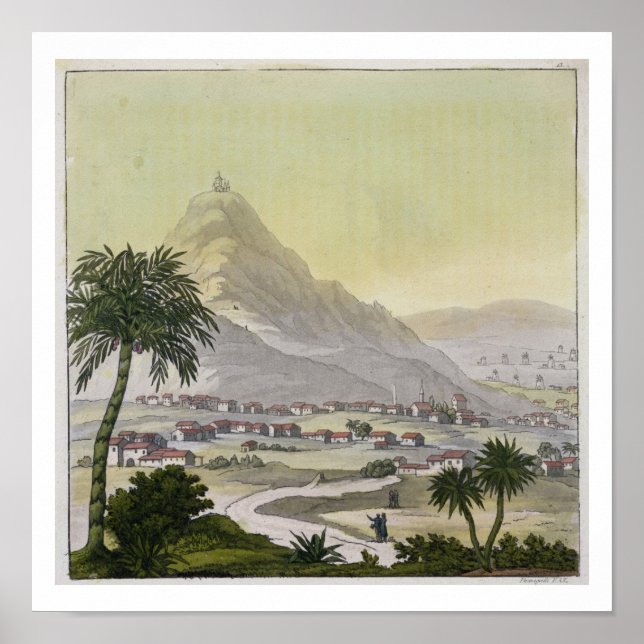 A view of the township of Lima, Peru, from 'Le Cos Poster (Front)