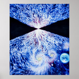 A view of the universe after the big bang poster