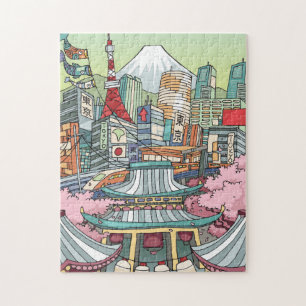 A View of Tokyo Jigsaw Puzzle