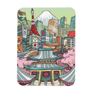 A View of Tokyo Magnet