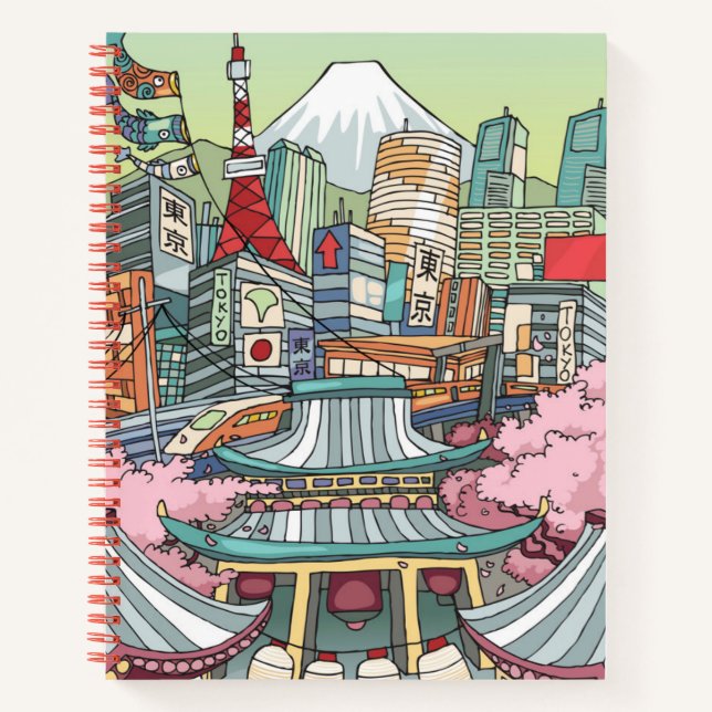 A View of Tokyo Notebook (Front)