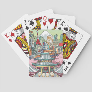 A View of Tokyo Playing Cards