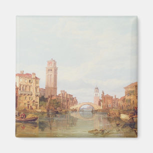 A View of Verona, 1848 (oil on canvas) Magnet