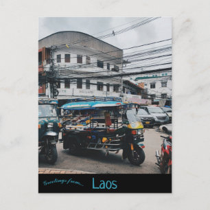 A View of Vientiane Laos Postcard