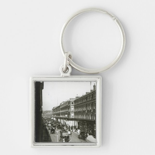 A View of Westbourne Grove, London Key Ring (Front)