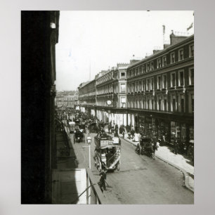A View of Westbourne Grove, London Poster