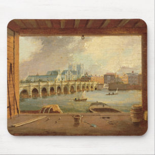 A View of Westminster Bridge (oil on panel) Mouse Pad