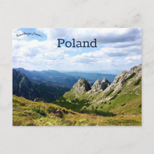 A View of Zakopane Poland Postcard