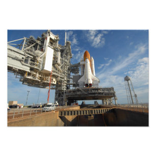 A view Space Shuttle Atlantis on Launch Pad 39A Photo Print