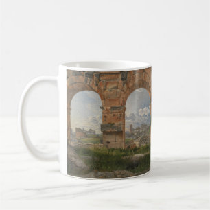 A View through Three Arches of the Colosseum Coffee Mug