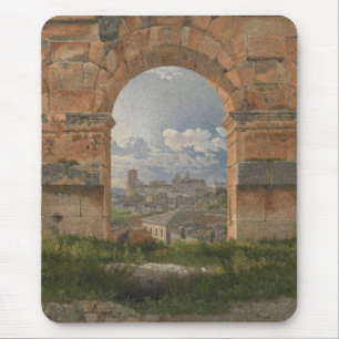 A View through Three Arches of the Colosseum Mouse Pad