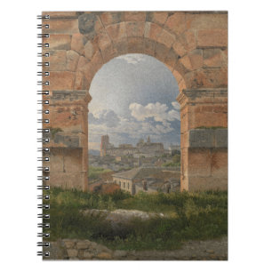 A View through Three Arches of the Colosseum Notebook