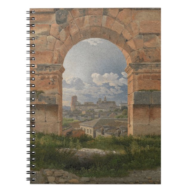 A View through Three Arches of the Colosseum Notebook (Front)