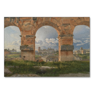 A View through Three Arches of the Colosseum Table Number