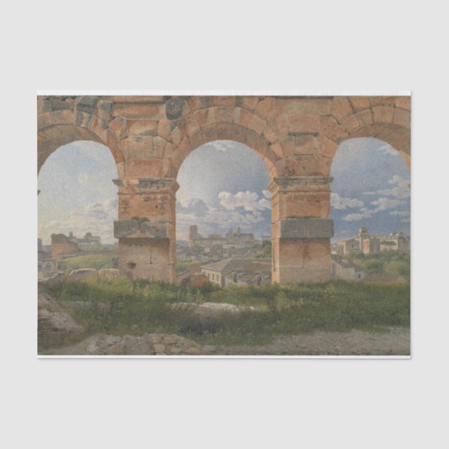 A View through Three Arches of the Colosseum Tissue Paper (Front)
