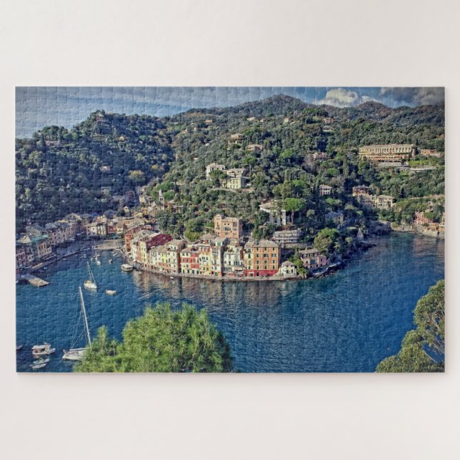 A View to Portofino, Italia - 20x30 - 1014 pcs. Jigsaw Puzzle (Horizontal)