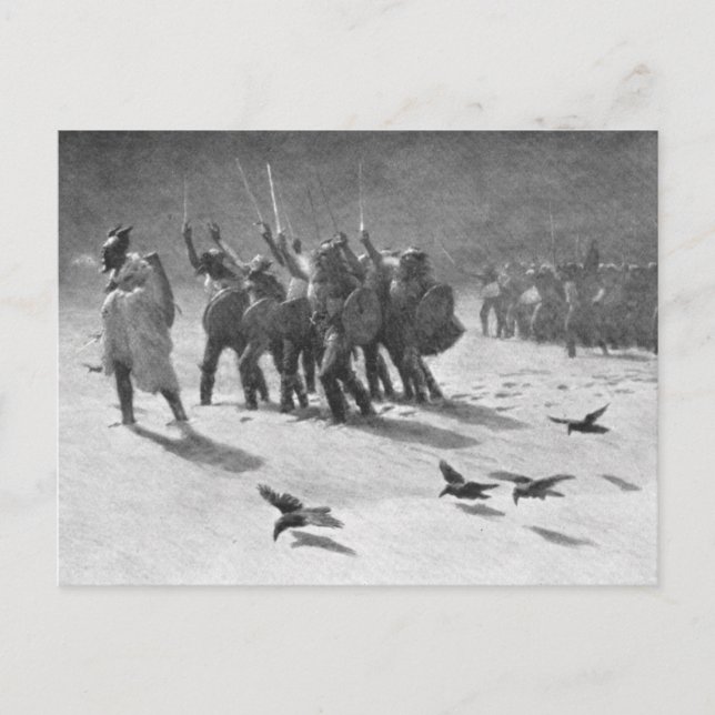 A Viking Foray Postcard (Front)