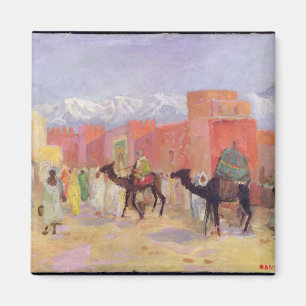 A Village in the Atlas Mountains Magnet