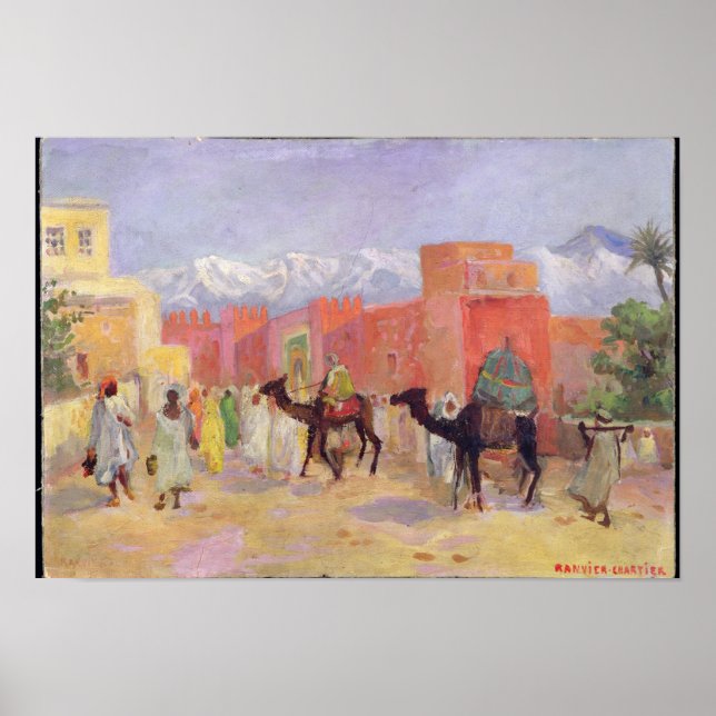 A Village in the Atlas Mountains Poster (Front)