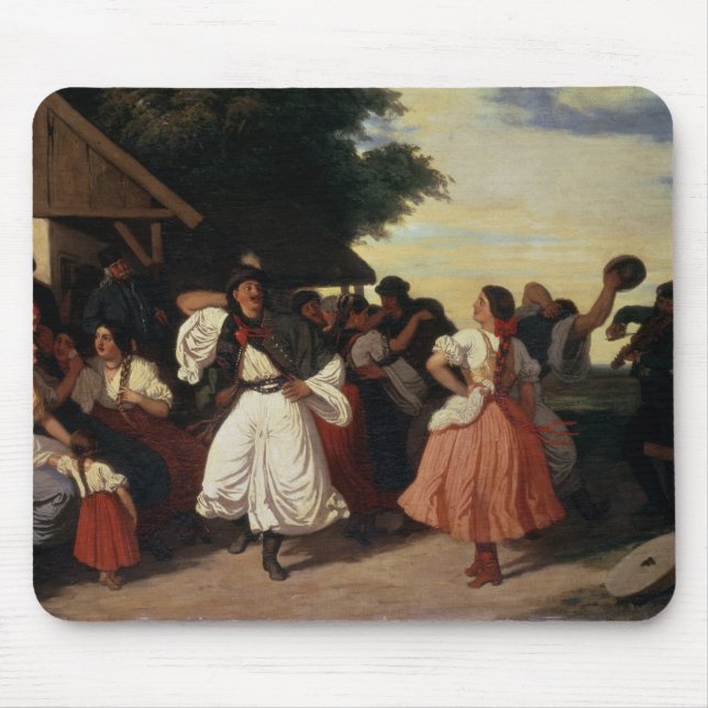 A Village Wedding Feast Mouse Pad (Front)