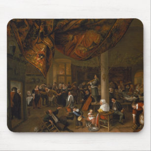 A Village Wedding Feast with Revellers Mouse Pad