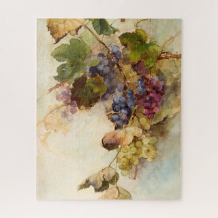 A Vine of Grapes by Franz Bischoff Jigsaw Puzzle