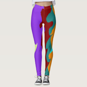 A vintage abstract "Ratti_Creative_Arts" Leggings