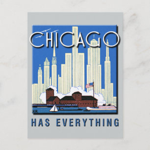 A Vintage Chicago Update Postcard