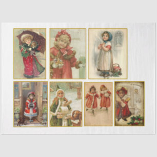 A Vintage Christmas Series Design 13 Tissue Paper