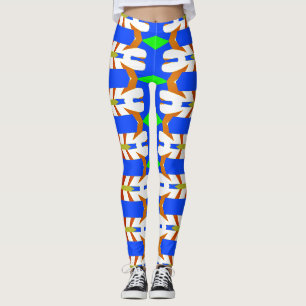 A vintage colourful pattern "Ratti_Creative_Arts" Leggings