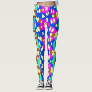 A vintage colourful pattern "Ratti_Creative_Arts" Leggings