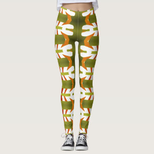 A vintage colourful pattern "Ratti_Creative_Arts" Leggings