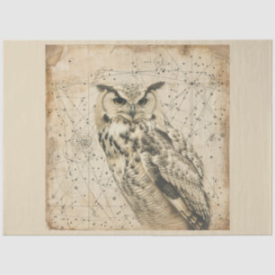 A Vintage Esoteric Stars Series Design 7 Tissue Paper