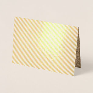 A vintage floral pattern with intricate brown desi foil card