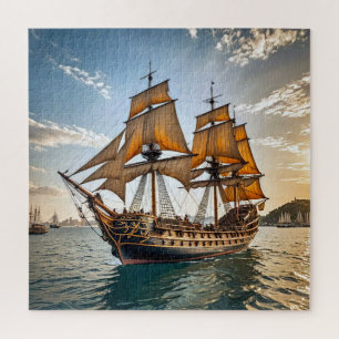 A vintage galleon Jigsaw Puzzle