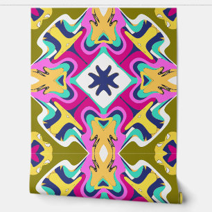 A vintage multicolor classic "Ratti_Creative_Arts" Wallpaper