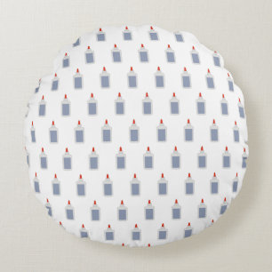 A vintage school glue from the 80s, 90s round cushion
