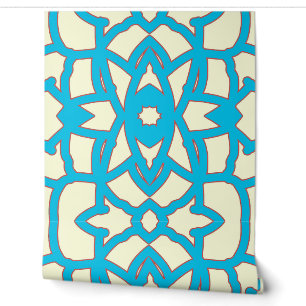 A vintage teal "Ratti_Creative_Arts" wallpaper