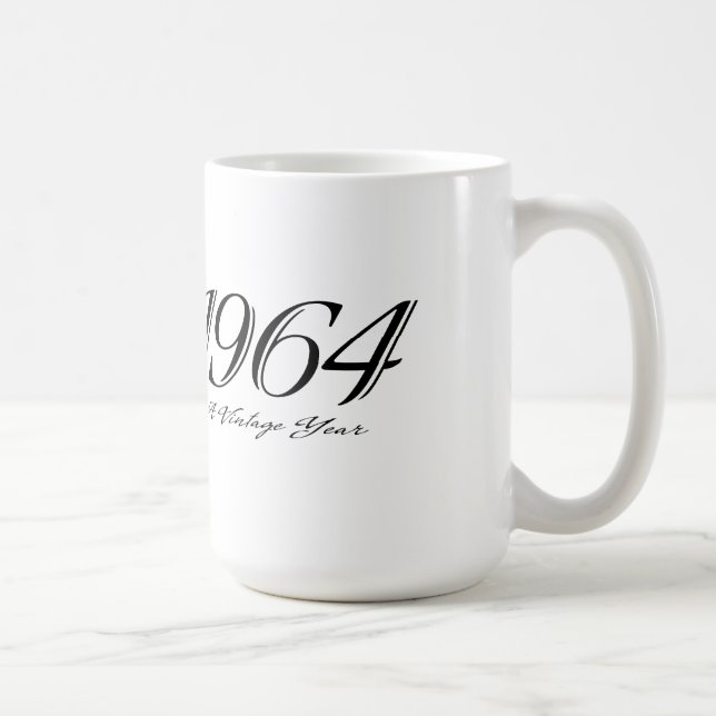 a vintage year 1964 mug (Right)