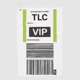 A VIP TRAVEL GOLF TOWEL