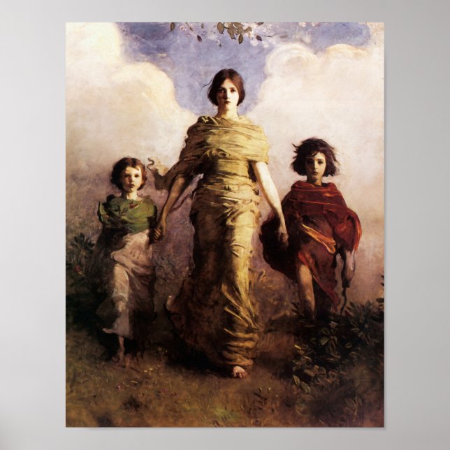 A Virgin by Abbott Handerson Thayer Poster (Front)